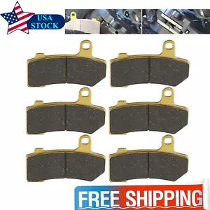 Front & Rear Brake Pads for 2008-2018 Harley Davidson FLHX Street Glide FA409 - Picture 1 of 13
