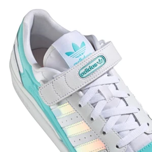 Adidas Originales Foro Retro Blanco Tenis Iridiscente Logo Entrenadores Unisex 7UK - Imagen 1 de 4