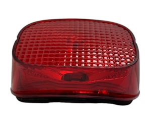 * Harley-Davidson, Red Tail Light Lens, SAE-3157K ECE-P27/7W(K)           (2) - Picture 1 of 11
