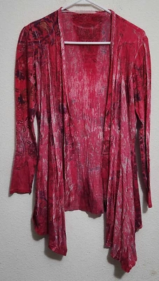 Blusa para mujer Xhilaration grande manga larga frente abierto Foto 1 de 3