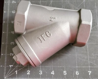 Watts® Wye Stainless Steel Strainer 2" 87SI-T (Threaded) 0823078 [Z4B3] - Image 1 of 4