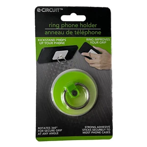 NEW E-CIRCUIT RING PHONE HOLDER 360 DEGREES ROTATION SECURE GRIP 4 COLORS - Picture 1 of 5