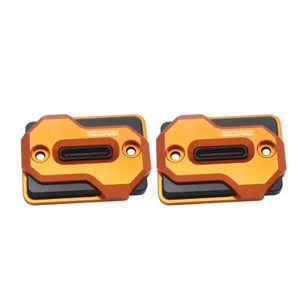 2Pcs Brake Clutch Pump Fluid Reservoir Oil Cups Cover For Honda CBR150 250 300 - Picture 1 of 17