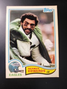 1982 Topps Herman Edwards football card #442