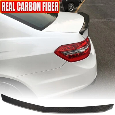 Alerón trasero de carbono real para Benz W212 E350 E500 E63 2010-2015 Foto 1 de 4