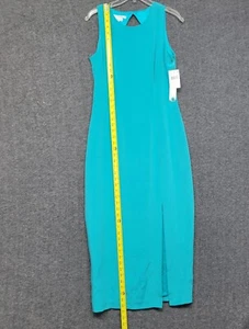 Maggie London Long Dress Elegant Gown 100% Silk Womens Size 4 Lined, Sleeveless - Picture 1 of 18