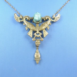 1920's Egyptian Revival Necklace - Picture 1 of 6