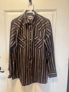 Ely Cattleman Herren Perle Snap Shirt. Langarm in Größe M - Bild 1 von 6