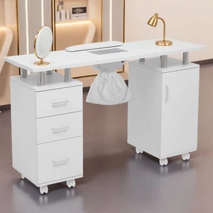 Maniküretisch Nageltisch Nagelrekonstruktion Staubabsaugung Nagelstudio-Tisch - Bild 1 von 12