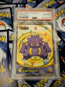 2003 Topps Pokemon Advanced Exploud #32 PSA 10 Mint RARE POP 3