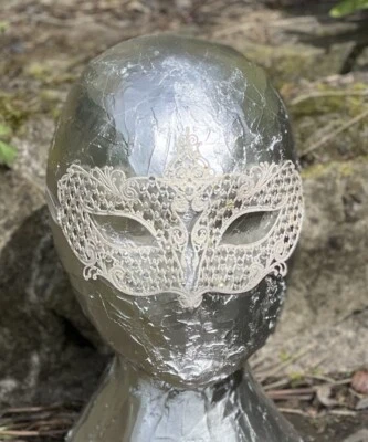 Metal/Swarovski Face Mask Made/Brought In Venice-Masquerade Ball/Venice Carnival - Image 1 of 4