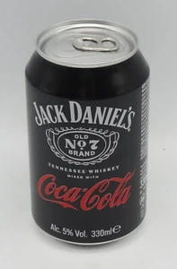 Coca-Cola Jack Daniels can 330ml 2024 Belgium + GB & IE - Picture 1 of 7