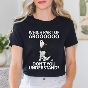 Funny Siberian Husky For Men Women Puppy Dog Huskies Lover Unisex T-Shirt - Picture 1 of 23