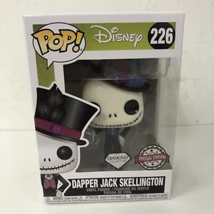 Funko Pop! Disney Nightmare Before Christmas 226 Dapper Jack Skellington Diamond - Picture 1 of 6