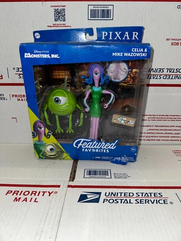 MONSTERS, INC. CELIA & MIKE WAZOWSKI DISNEY PIXAR FIGURES NEW FAST/FREE SHIPPING Cover