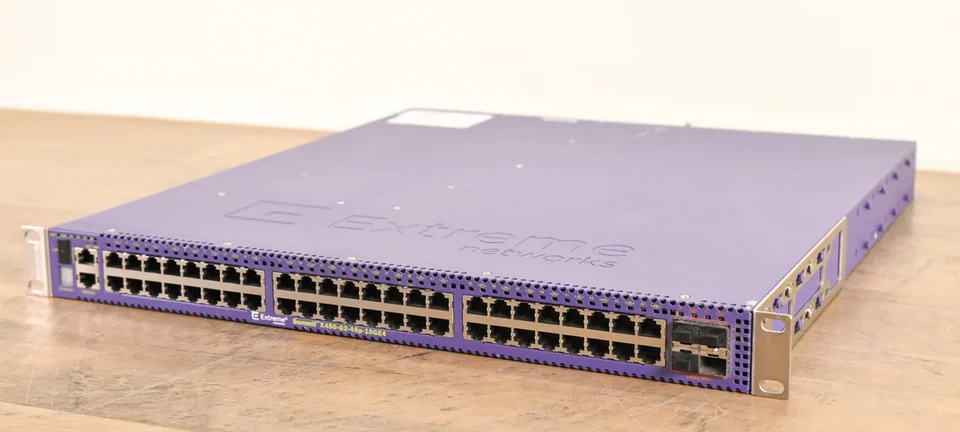 Extreme Networks Switch 48X 1GBE PoE+ 4X SFP+ 10GBE - X450-G2-48P-10GE4 - Image 1 of 1