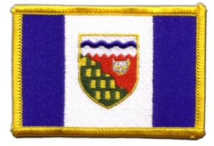 Kanada Nordwestterritorium Aufnäher Flaggen Fahnen Patch Aufbügler 8x6cm - Bild 1 von 1