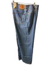 LEVI'S 550  Relaxed Denim Blue Jean Pants Size 52X32 NEW