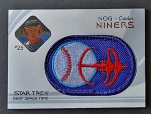 2018 Star Trek Deep Space Nine Heroes And Villains Baseball Patch Nog BP 11