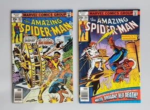 Amazing Spider-Man 183,184 1st App of White Dragon, Big Wheel Marvel, 1978 Mid - Picture 1 of 3