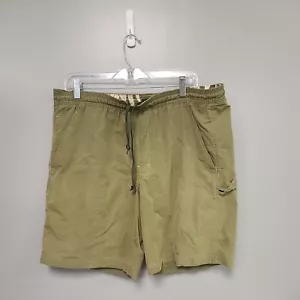 Speedo swim trunks lined size Medium green khaki Men's - Picture 1 of 3