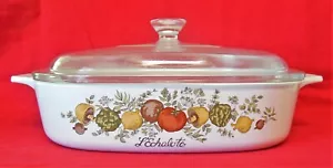 Cazuela y tapa Pyrex Corning L’Echalote La Sauge Spice of Life 1 Qt - Imagen 1 de 12