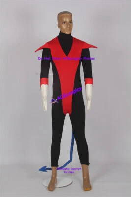 Nightcrawler cosplay costume include boots covers and tail acgcosplay costume - Image 1 of 4