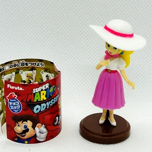 Nintendo Super Mario Odyssey Chocolate Egg Mini Figure Princess Peach Furuta - Picture 1 of 4