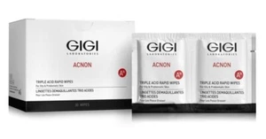 GiGi Acnon Triple Acid Rapid Wipes für fettige und problematische Haut 30 Stück - Bild 1 von 2