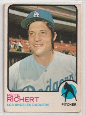 1973 O-Pee-Chee Baseball  #239 Pete Richert  Los Angeles Dodgers - Image 1 of 2