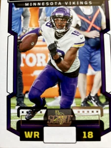 Justin Jefferson 2023 Puntuación #110. Tarjeta de error. RARO. Mejor Pagado No QB Jugador NFL - Imagen 1 de 3