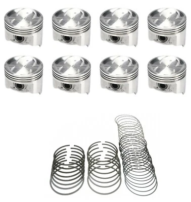 Pistones de plato SELLADOS POWER + Anillos fundidos para 1970-1993 AMC + Jeep 360 5,9 L V8 040 Foto 1 de 4