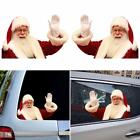 12" Car Window Christmas Santa Claus Sticker PVC Sturdy Decor NEW~ Decal J4W9