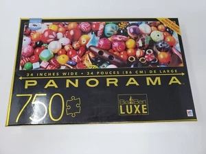 BIG BEN LUXE Panorama 750 piece Puzzle - Colored Beads 2019 New Sealed - Picture 1 of 3