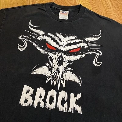 VINTAGE WWE T-SHIRT BROCK LESNAR 2002 NEXT BEST THING SIZE XL VTG WWF TEE Y2K - Image 1 of 4