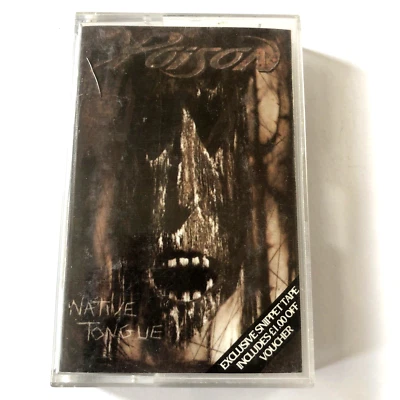 Poison - Native Tongue (Promo Snippets) Cassette Tape 1992 Capitol Records - Image 1 of 2
