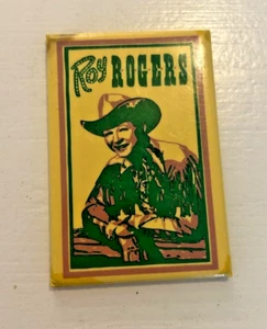 ROY ROGERS YELLOW Vintage 3.75" X 2.75" POCKET MIRROR - Picture 1 of 2