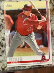 2019 TOPPS ON-DEMAND MINI CARD PR 291 ANGELS JUSTIN BOUR #US209 - Picture 1 of 1