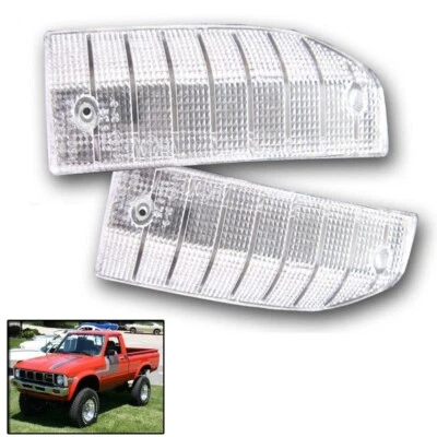 LR Front Corner Turn Signal Marker Light Lens For Toyota Hilux Rn30 Ln30 1979-83 - Изображение 1 из 4