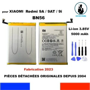 BATTERIE ORIGINALE OEM XIAOMI BN56 REDMI 9A 9AT 9i 5000mAh 3,87V - Photo 1 sur 10