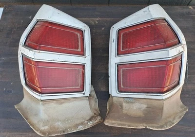 Vintage 1974 Oldsmobile Delta 88 Tail Light Set Original Condition See Photos - Image 1 of 4