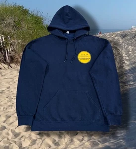 VINTAGE COOPERS BEACH SOUTHAMPTON NY MEDIUM HAMPTONS BEACH CREW HOODIE - Picture 1 of 18