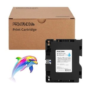 Ricoh Genuine Cyan Pigment Ink Cartridges For Ri100 - Imagen 1 de 9