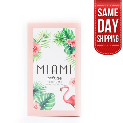 NP Charlotte Russe Perfume Miami Refuge Botella Eau De Parfum 3.4 fl oz 100 ml Foto 1 de 3
