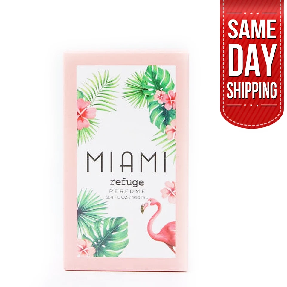 Charlotte Russe Perfume Miami Refuge Botella Eau De Parfum 3.4 fl oz 100 ml Foto 1 de 3