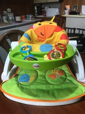 Fisher-Price DJD81 Giraffe Sit-Me-Up Portable Baby Chair - Image 1 of 4
