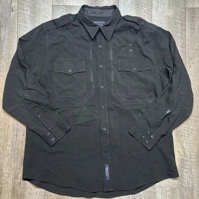 5.11 Tactical Series Shirt Mens XL Black Long Sleeve Utility Outdoor Pockets - Image 1 of 4