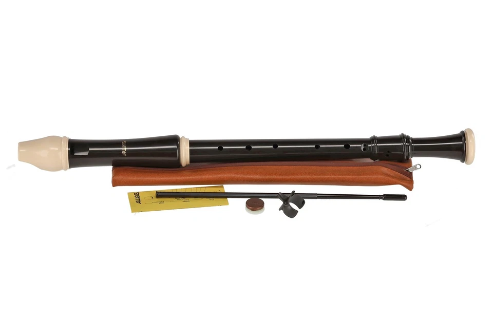 Grabadora de tenor C, marrón oscuro, resina sintética, dedos barrocos, plástico ABS... Foto 1 de 4