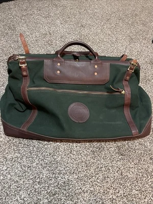 Vtg  Rare Marker Ski Canvas & Leather Travel Skiing Snowboarding Duffle Bag - Image 1 of 4