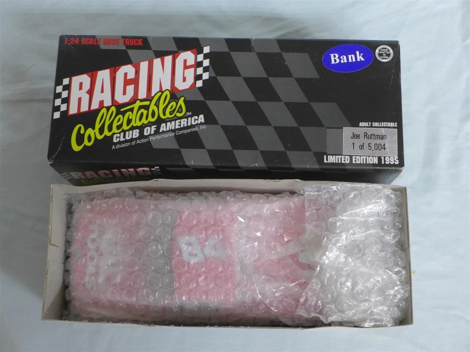 RCCA Racing 1:24 Diecast 1995 JOE RUTTMAN Mac Tools #84 Bank -NEW - 1 of 5004 - Image 1 of 1